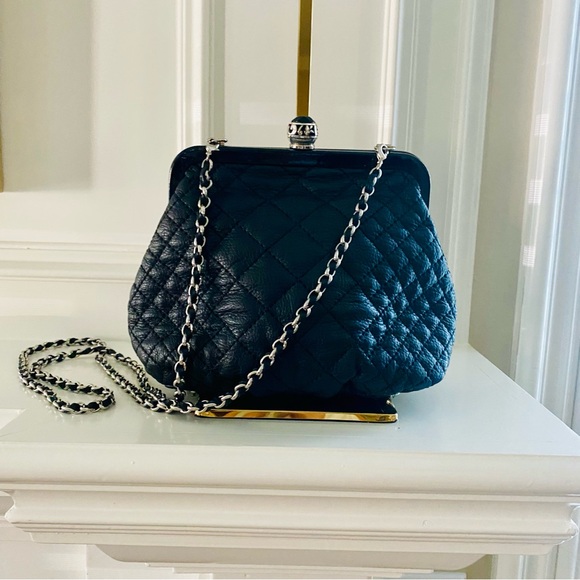 Brighton Black Quilted Lady Edith Handbag - Picture 5 of 13